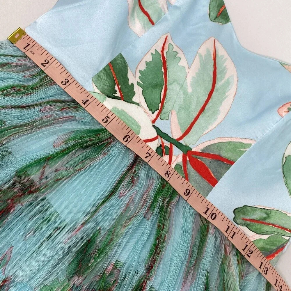 Anthropologie Hutch Mariah Tiered Tulle Sweetheart Column Gown 2 NWT $260 - Picture 12 of 12